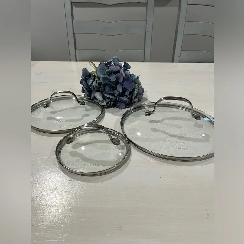 Ecopan Glass Replacement Lid‎ with Handle bundle